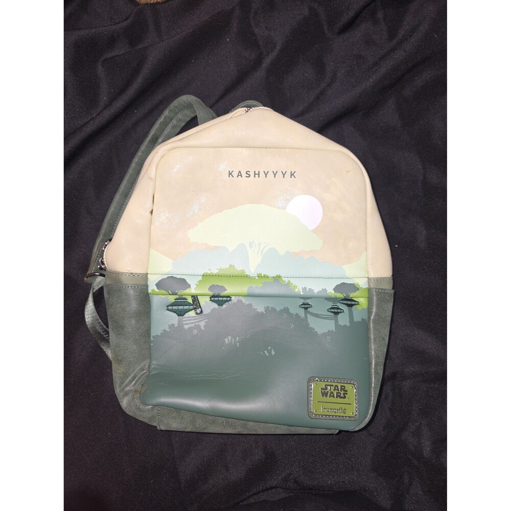 Loungefly Disney star wars kashyyyk mini backpack bookbag purse bag tote!